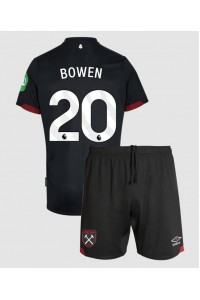 West Ham United Jarrod Bowen #20 Babytruitje Uit tenue Kind 2024-25 Korte Mouw (+ Korte broeken)